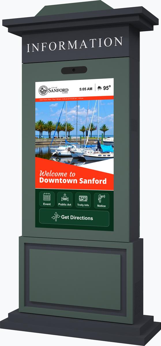 Outdoor Heritage Digital Kiosks for Historic Downtowns & Town Squares 2