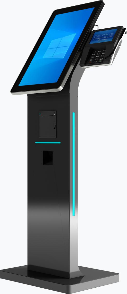 21.5 " Self Ordering Kiosk Max Series Mockup 1