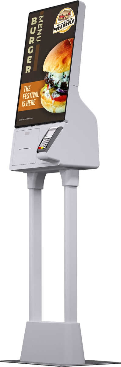 Samsung Self Checkout Kiosk Model KM24A Mockup 2