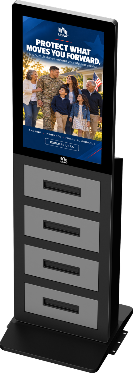 32inches Cellphone Charging Kiosk 4