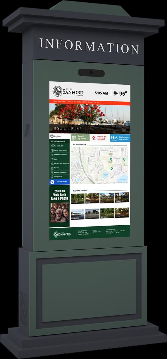 Outdoor Heritage Digital Kiosks for Historic Downtowns & Town Squares 3