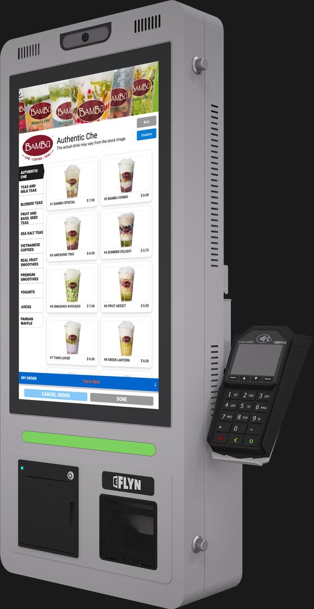 21.5" Flex QSR DONATION SHOPIFY FUNDRAISING Wallmount 3
