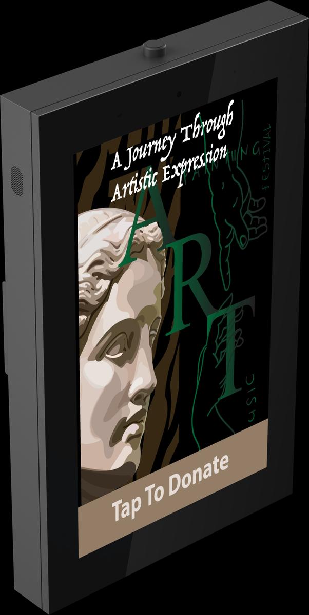 55inches Outdoor Wallmountable Digital Signage Vertical Mockup 5