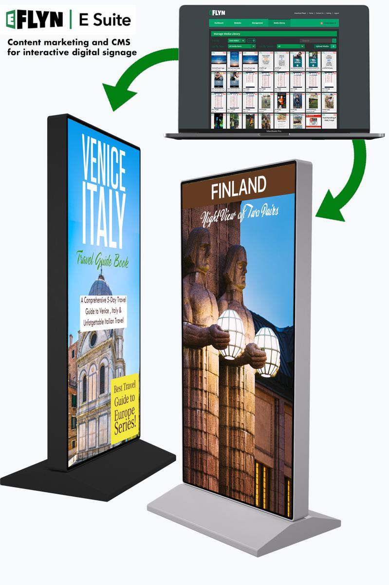 P2.5 Floor standing Use Digital Signage with E Suite
