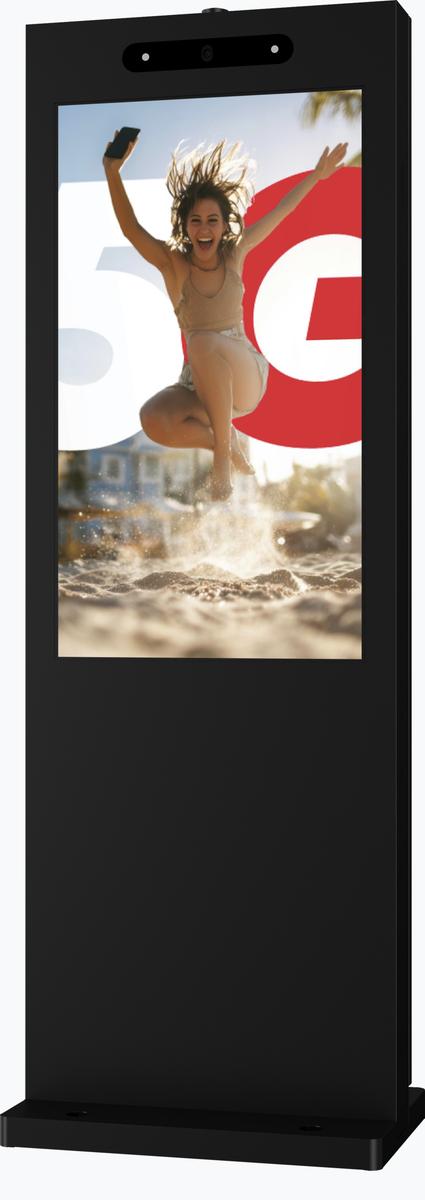 43" M8 Outdoor Kiosk No Wheel Base small Mockup 4 2026