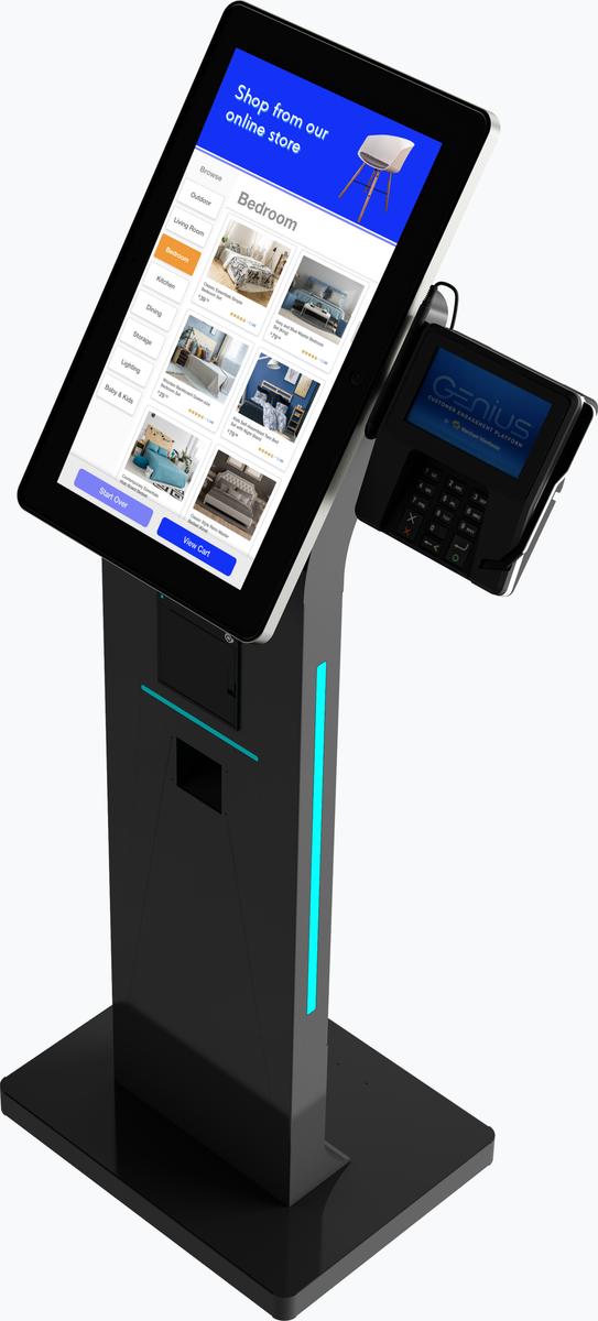 21.5 " Self Ordering Kiosk Max Series Mockup 12