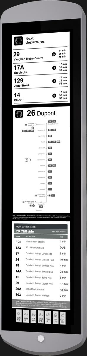 Triple 13″ Outdoor E-Ink Display mockup 1