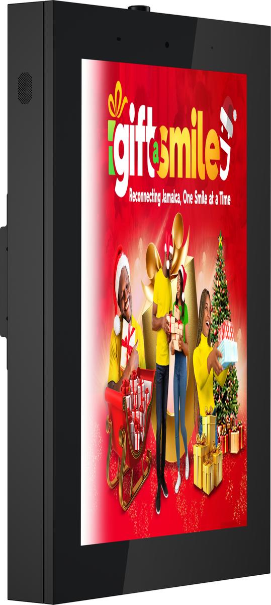 55inches Outdoor Wallmountable Digital Signage Vertical Mockup 4