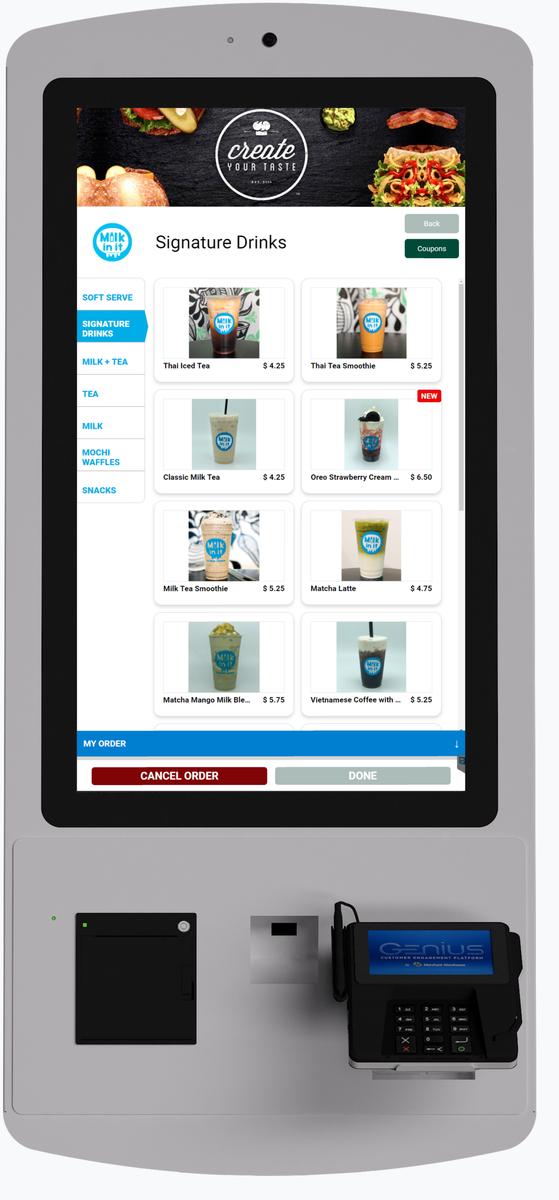 Eflyn 32" Self Order Kiosks Pro Series Mockup 9