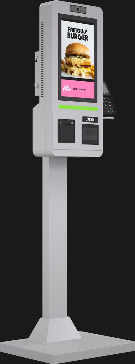 15.6" Flex QSR DONATION SHOPIFY FUNDRAISING without alert – floor standing 7